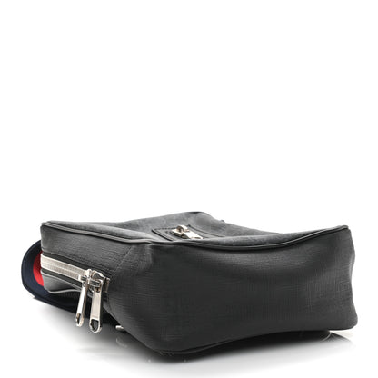 Gucci Soft GG Supreme Monogram Web Belt Bag Black Grey 4 of 10