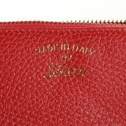 Gucci Dollar Calfskin Swing Wristlet Wallet Red 5 of 18