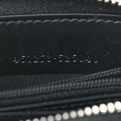 Gucci GG Supreme Monogram Kingsnake Zip Around Wallet Black Grey 6 of 6