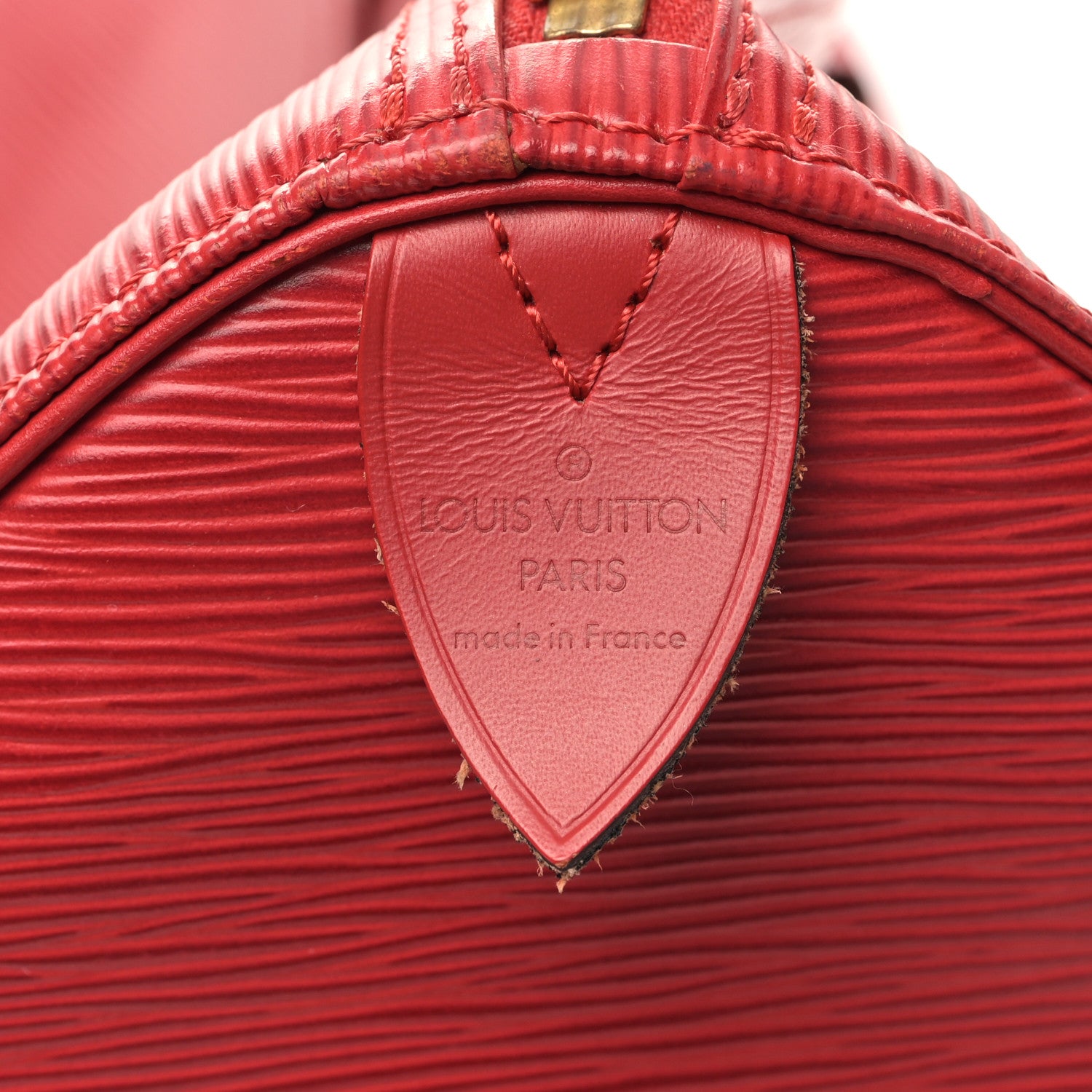 Louis Vuitton Epi Keepall 45 Castillan Red 6 of 10