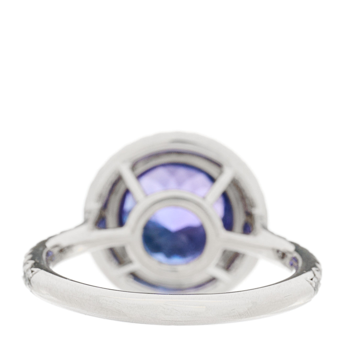 Platinum Diamond Tanzanite Soleste Ring 52 6