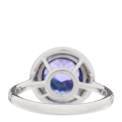 Tiffany Platinum Diamond Tanzanite Soleste Ring 52 6 4 of 6