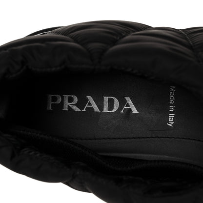 Prada Re-Nylon Piuma Triangle Logo Padded Mens Cinched Slip On Shoes 8 Black 7 of 7