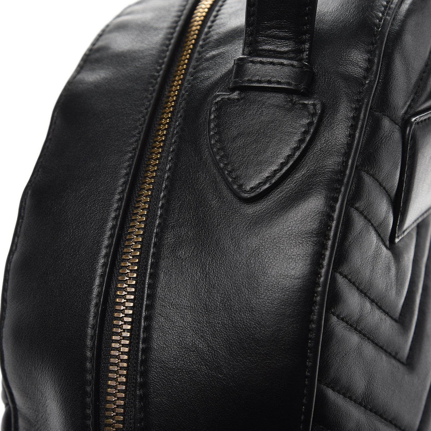 Gucci Calfskin Matelasse GG Marmont Backpack Black 8 of 10