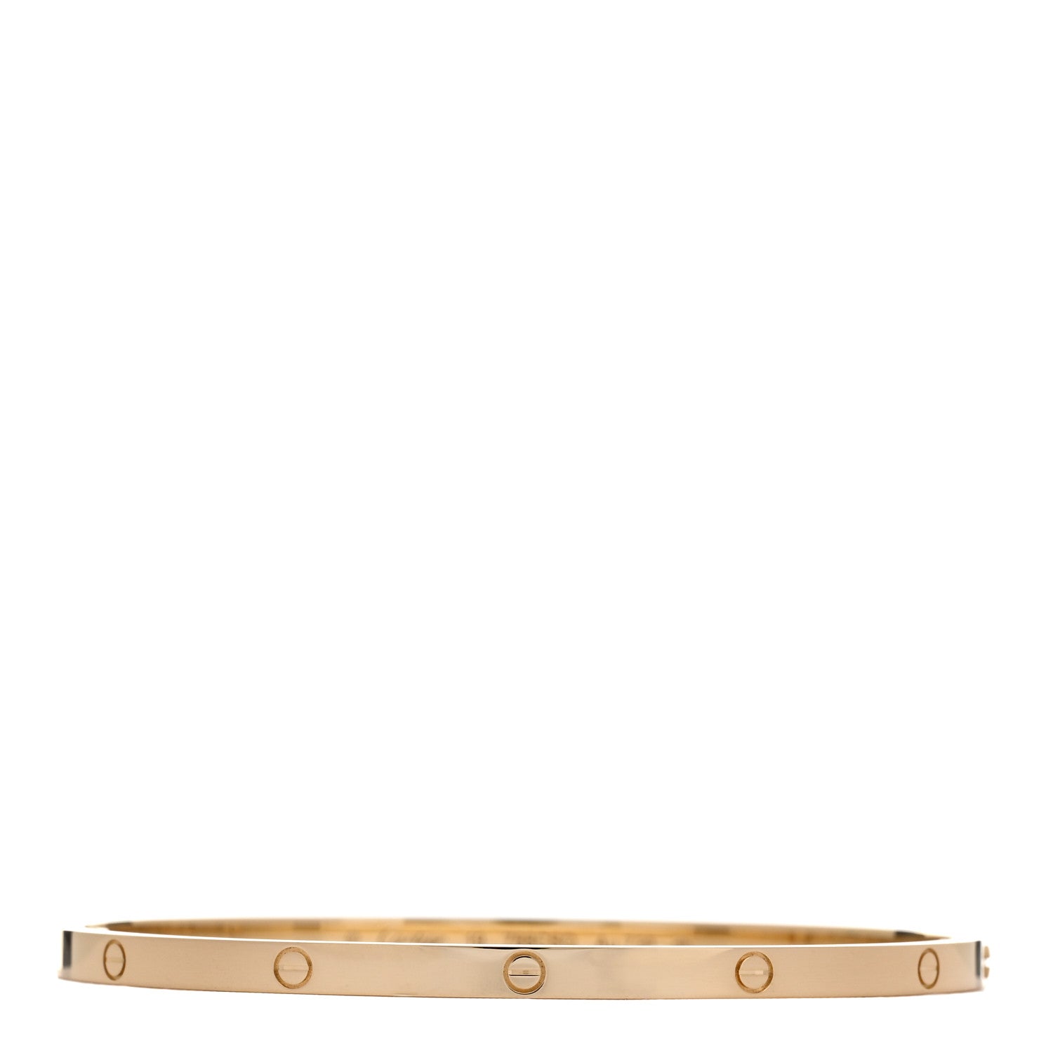 Cartier 18K Yellow Gold Small LOVE Bracelet 19 1 of 9