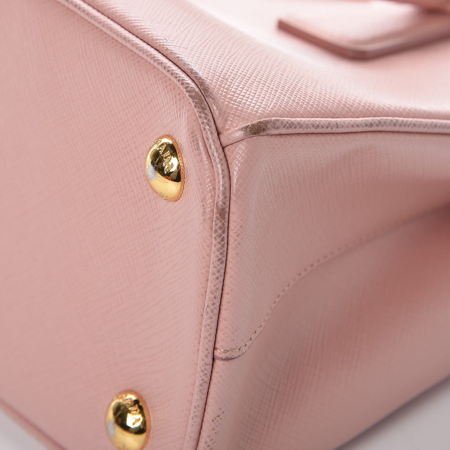 Saffiano Mini Galleria Double Zip Tote Orchidea