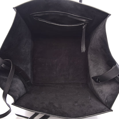 Celine Supple Calfskin Medium Phantom Luggage Black 5 of 13