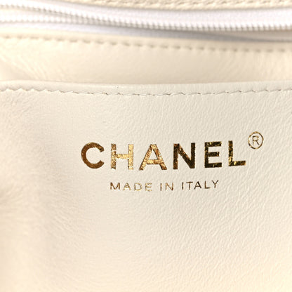 Chanel Caviar Quilted Mini Top Handle Rectangular Flap White 6 of 9
