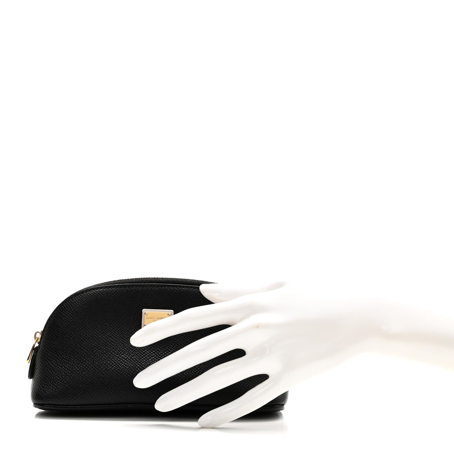 DOLCE GABBANA Dauphine Mini Cosmetic Pouch Black