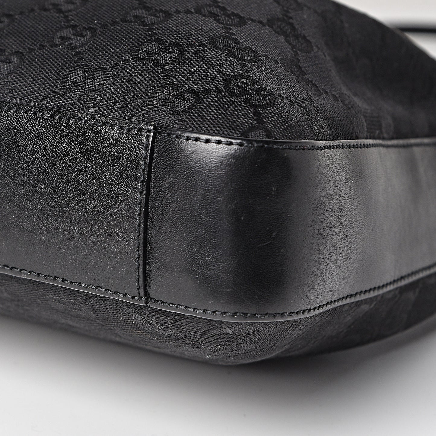 Monogram GG Small Clasp Hobo Black