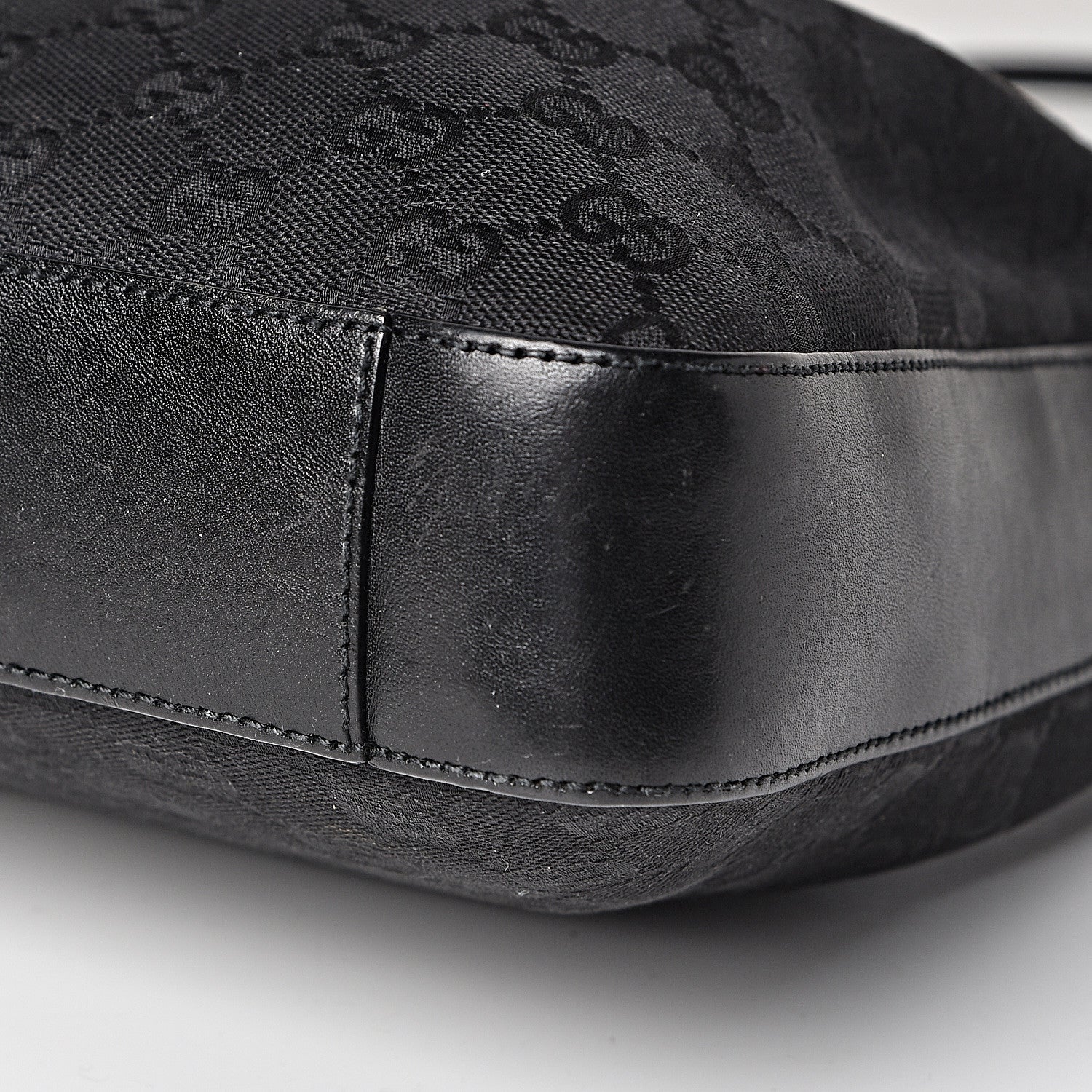 Gucci Monogram GG Small Clasp Hobo Black 9 of 10