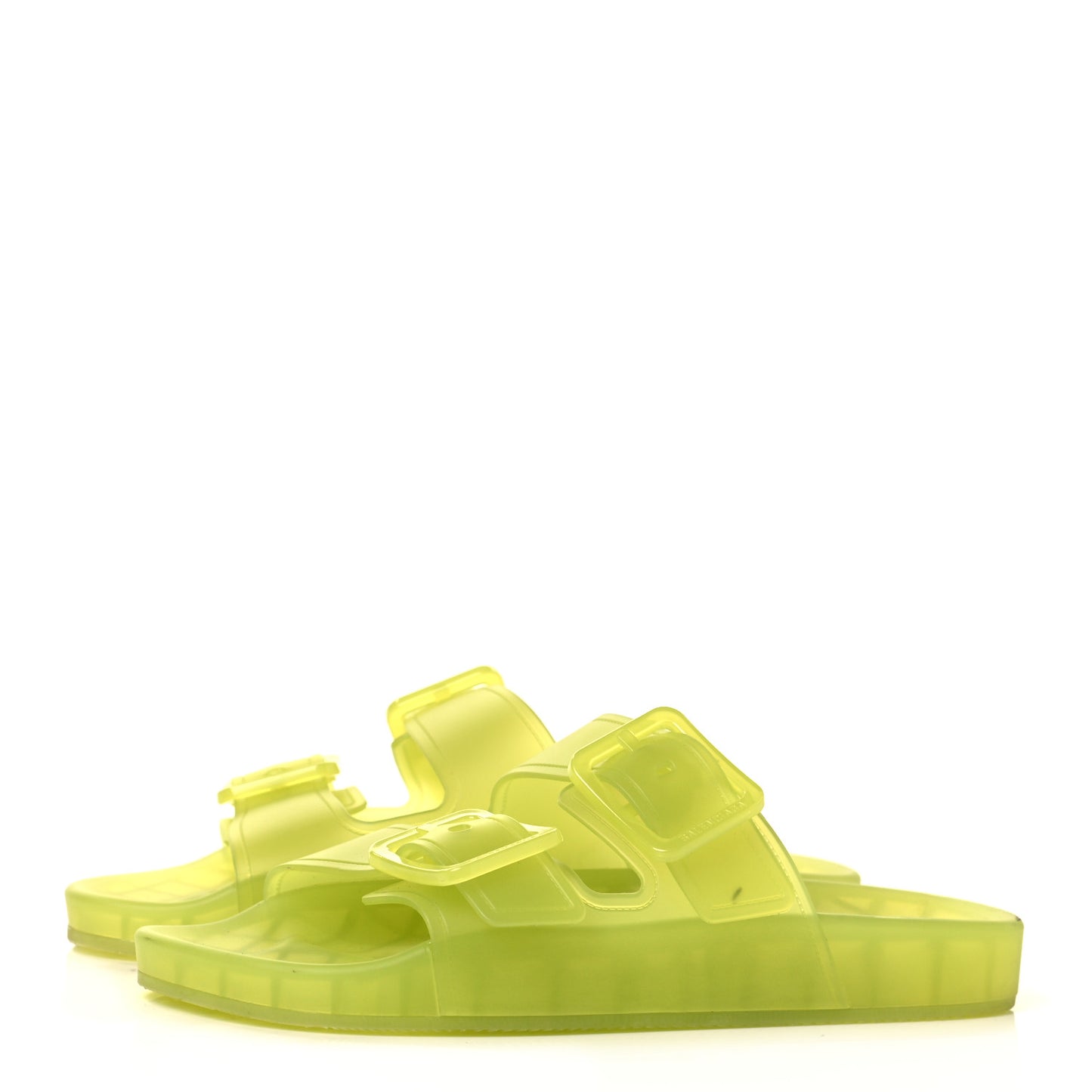 Technical Polyurethane Mallorca Slide Sandals 38 Fluo Yellow