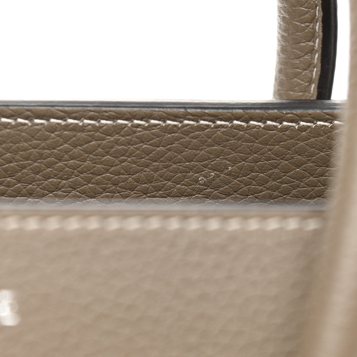 Celine Drummed Calfskin Micro Luggage Souris 12 of 12