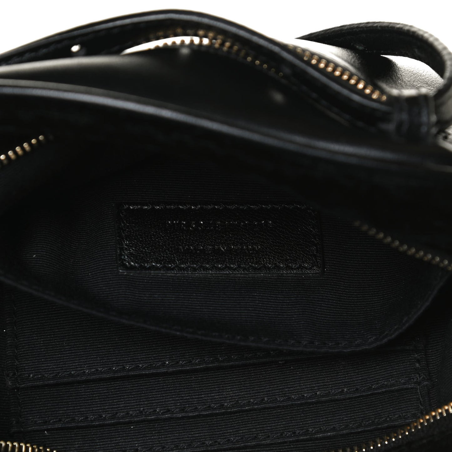 Velour Matelasse Monogram Lou Belt Bag Black