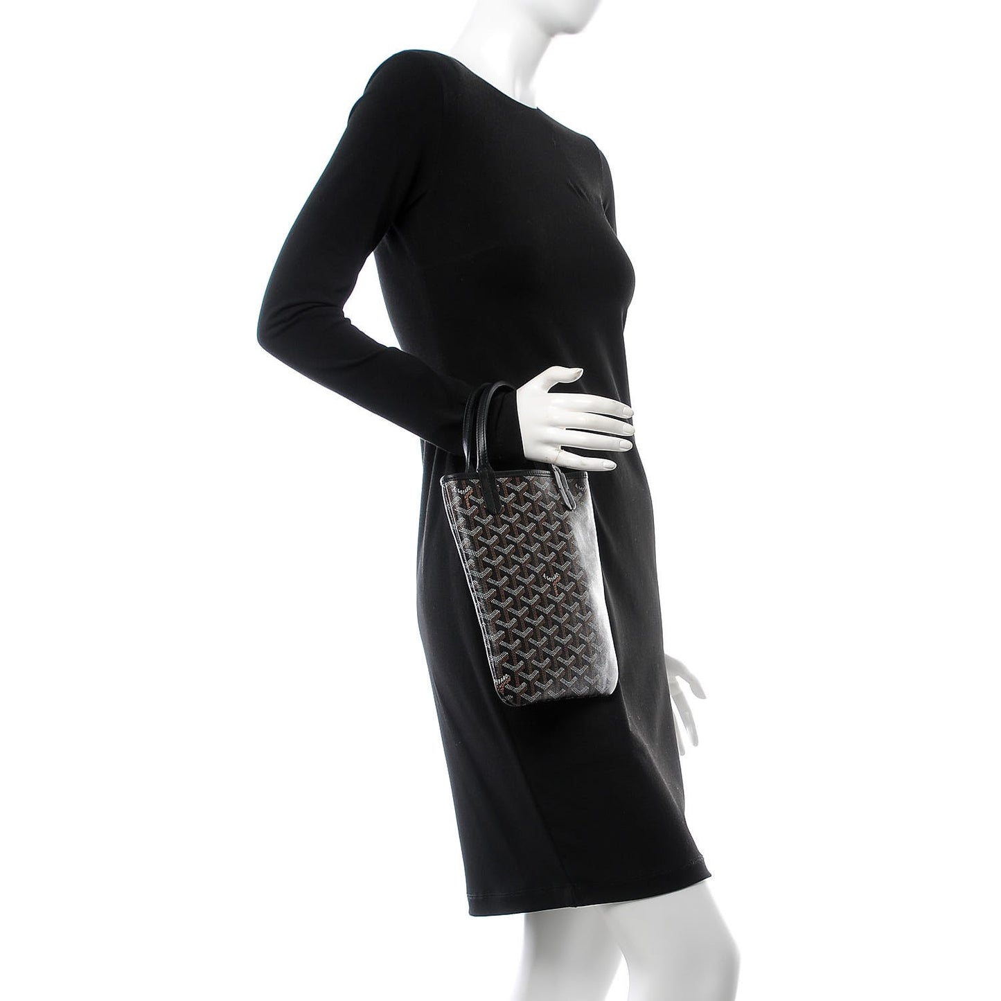 Goyardine Poitiers Tote Black