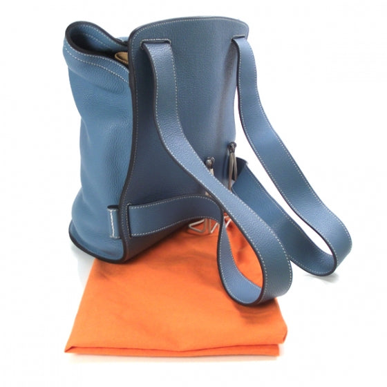 Clemence Sherpa Backpack Blue Jean