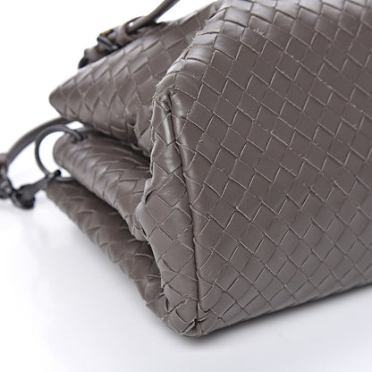 Bottega Veneta Nappa Intrecciato Baby Roma Tote New Steel 12 of 16