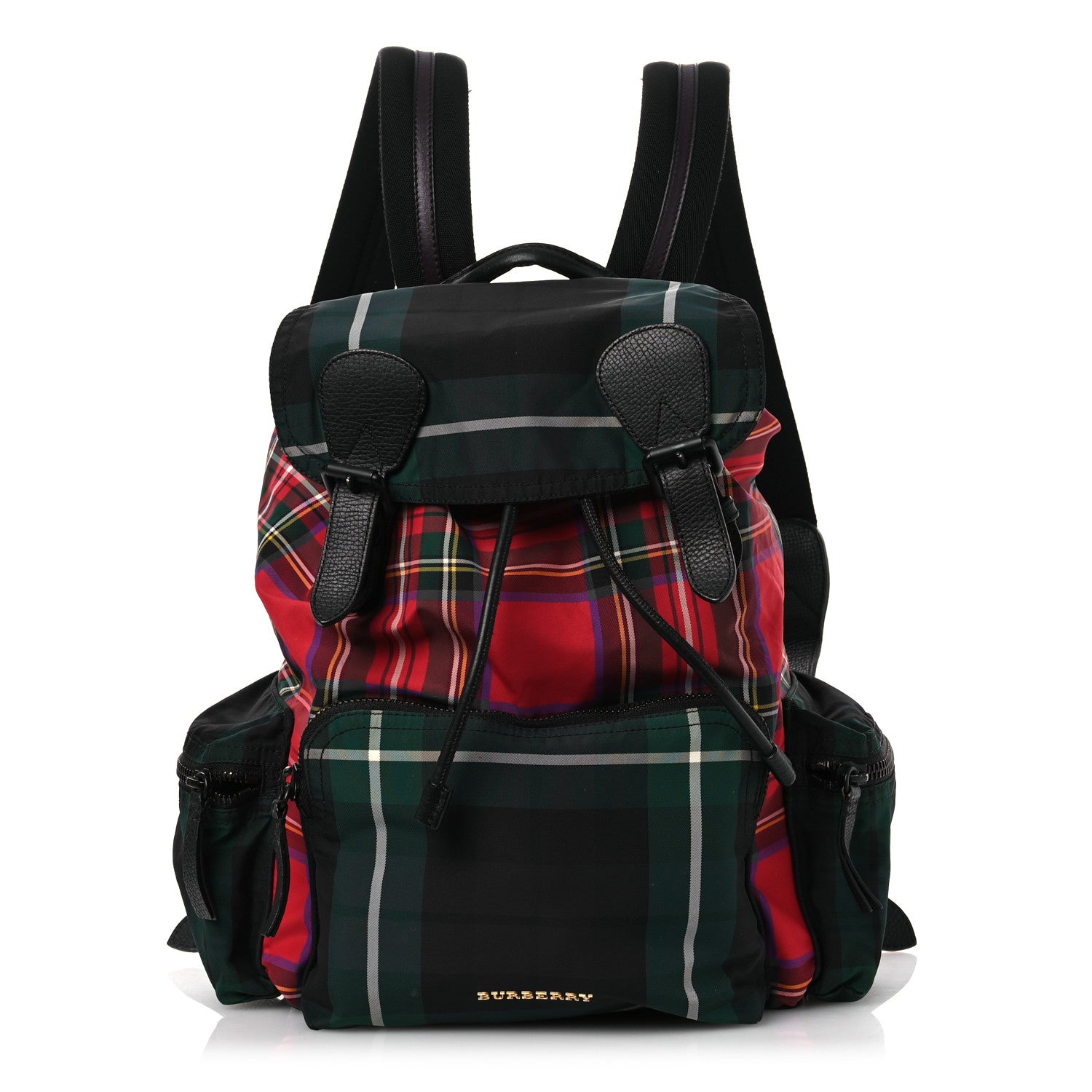 Burberry Nylon Tartan Large Rucksack Backpack 1 of 17