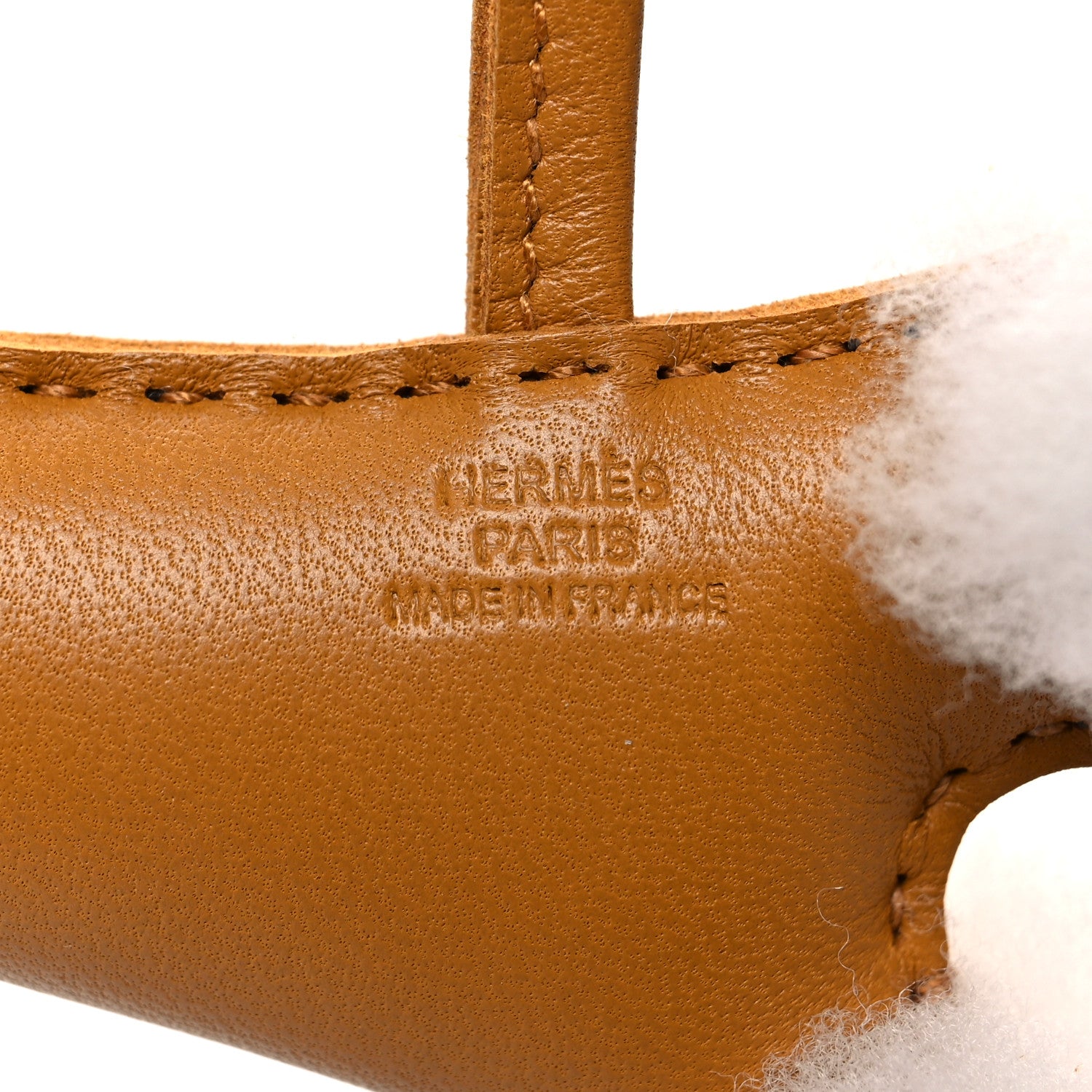 Hermes Milo Lambskin Shearling Budy Charm Biscuit 3 of 3