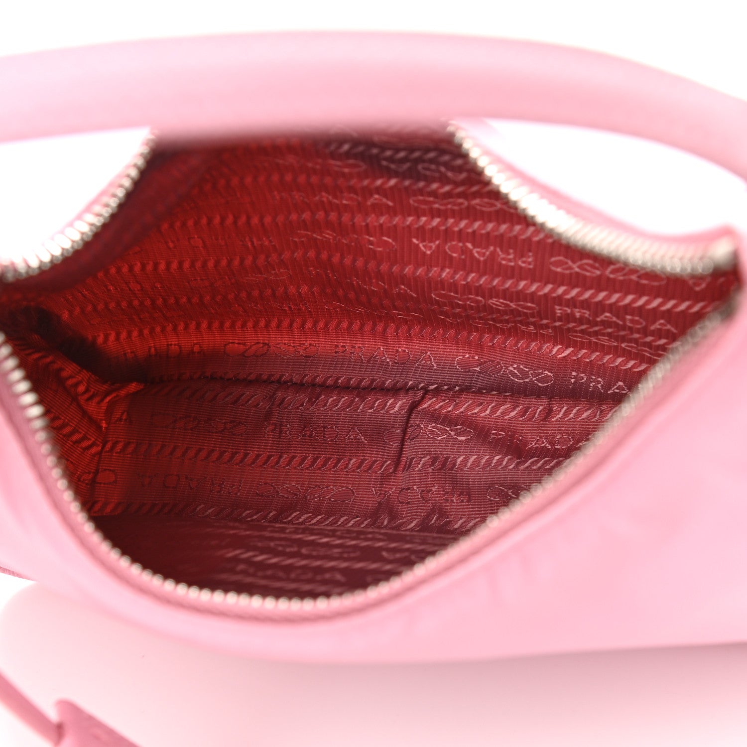 Prada Re-Nylon Saffiano Mini Re-Edition 2005 Bag Rosa 5 of 11