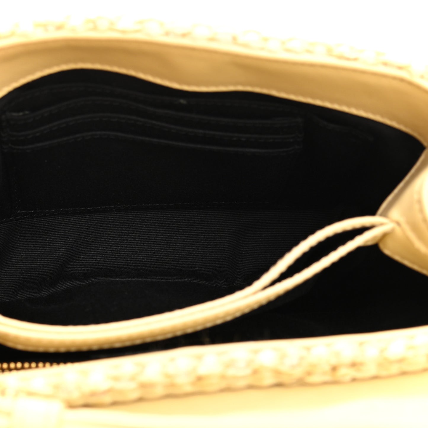 Raffia Monogram Toy Loulou Chain Satchel Naturale