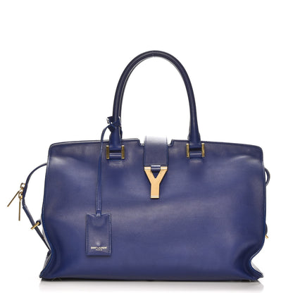 Saint Laurent Calfskin Medium Classic Y Cabas Navy 1 of 12