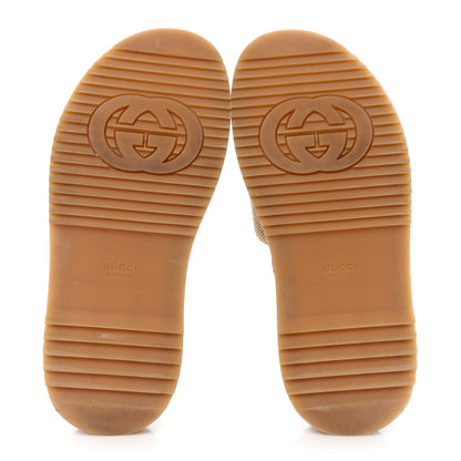Gucci Monogram Maxi GG Angelina Platform 55mm Slide Sandals 36.5 Beige 5 of 9