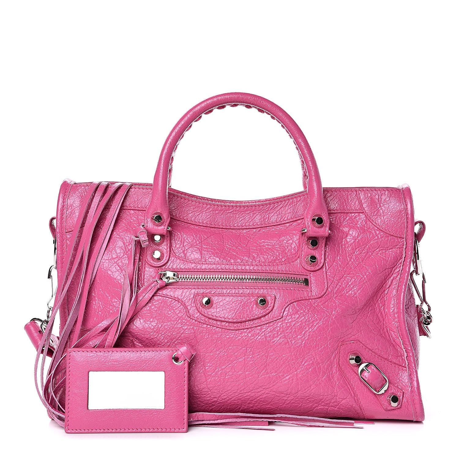 Balenciaga Agneau Classic Silver Hardware S City Rose Flamingo 1 of 11