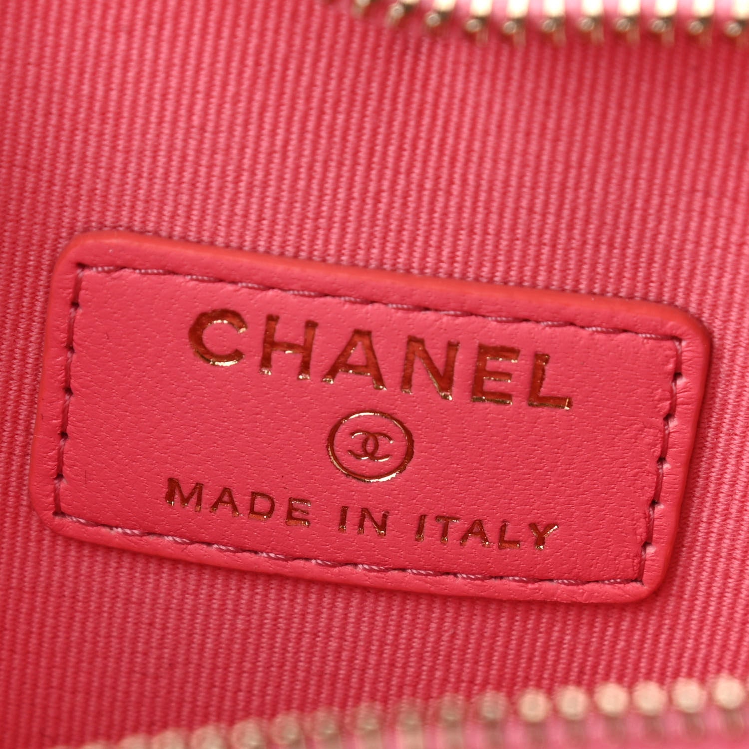 Chanel Lambskin Quilted CC In Love Heart Waist Belt Bag With Chain Pink 8 of 11