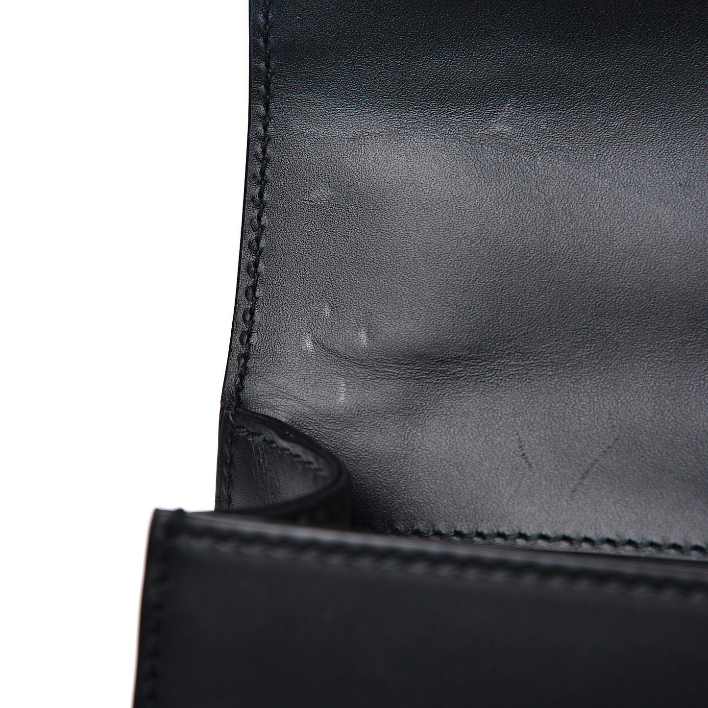 Calfskin Mini Sylvie Chain Shoulder Bag Black
