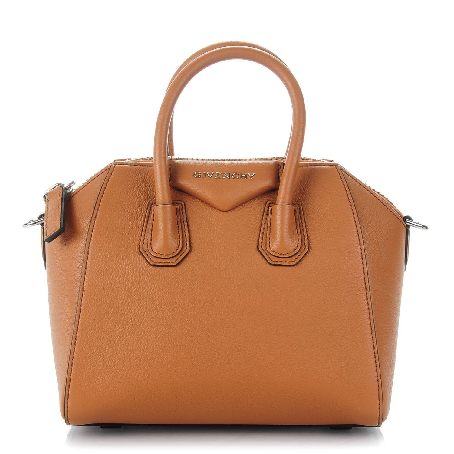 Givenchy Sugar Goatskin Mini Antigona Caramel Brown 1 of 7