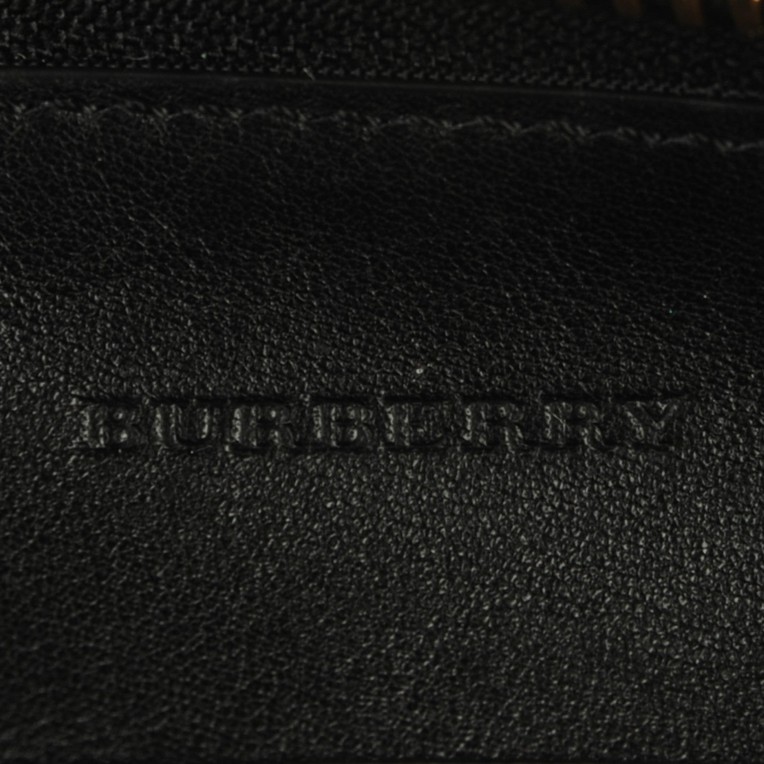 Burberry Suede Fringe Peyton Crossbody Clutch Bag Black 8 of 11