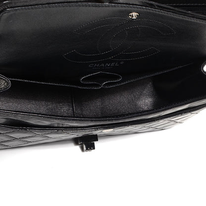 Chanel Glazed Calfskin 2.55 Reissue Flap 226 Black 6 of 9