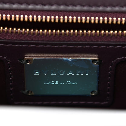 Bulgari Quilted Nappa Smooth Calfskin Serpenti Forever Diamond Blast Shoulder Bag Plum 6 of 9