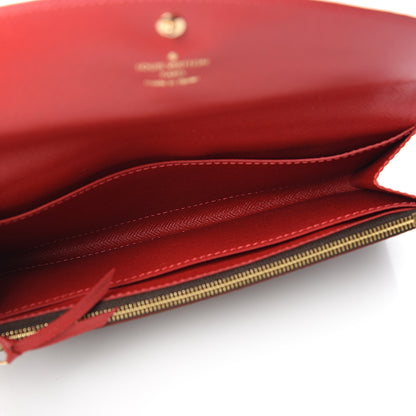 Louis Vuitton Damier Ebene Caissa Wallet Cherry 4 of 6