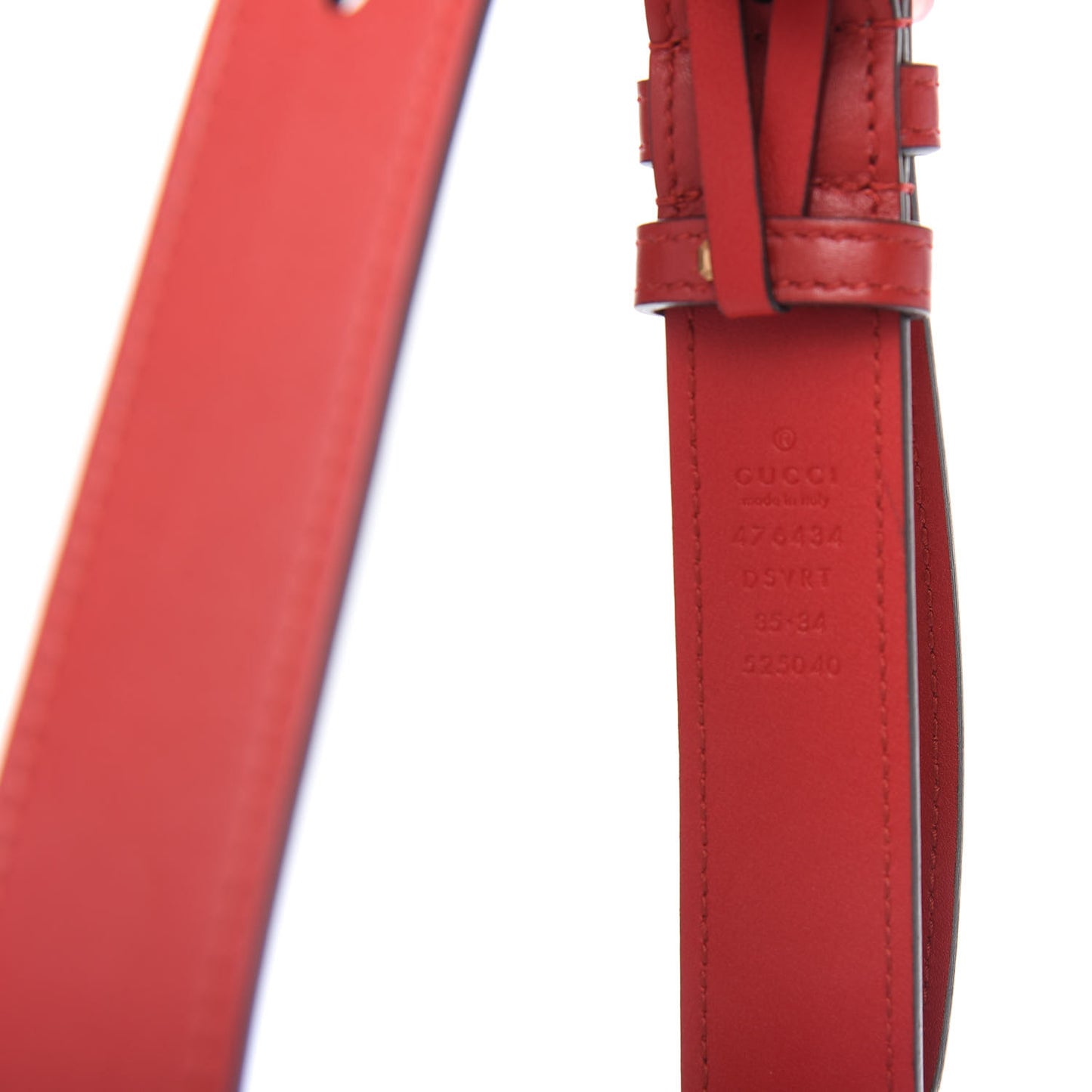 Calfskin Matelasse GG Marmont Belt Bag 85 34 Hibiscus Red