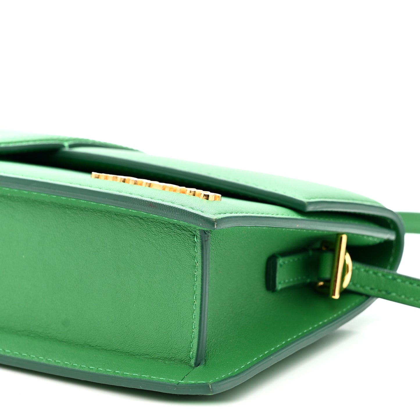 Smooth Calfskin Le Bambino Long Green