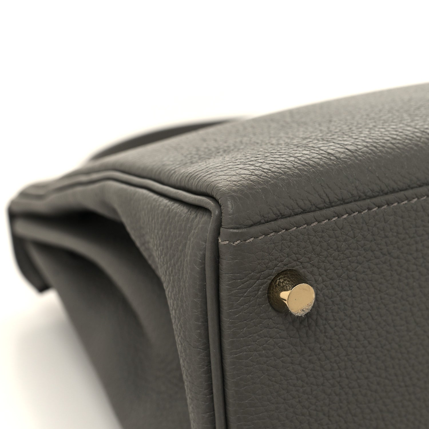Hermes Togo Kelly Retourne 28 Gris Meyer 11 of 13