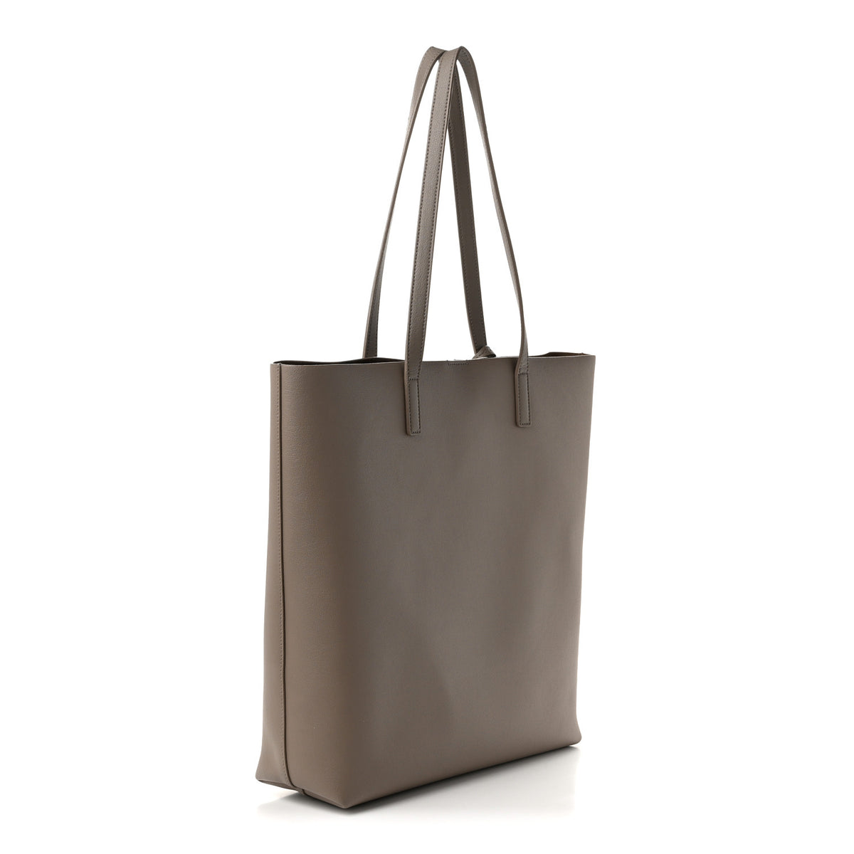 Saint Laurent Calfskin North-South Shopping Tote Dark Beige 4 of 11