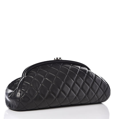 Chanel Lambskin Quilted Timeless Clutch Black 2 of 12