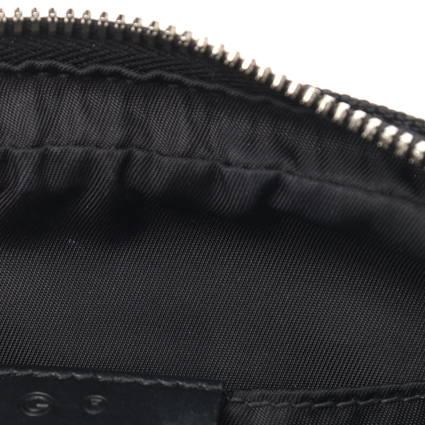 Canvas Web Slim Belt Bag Black