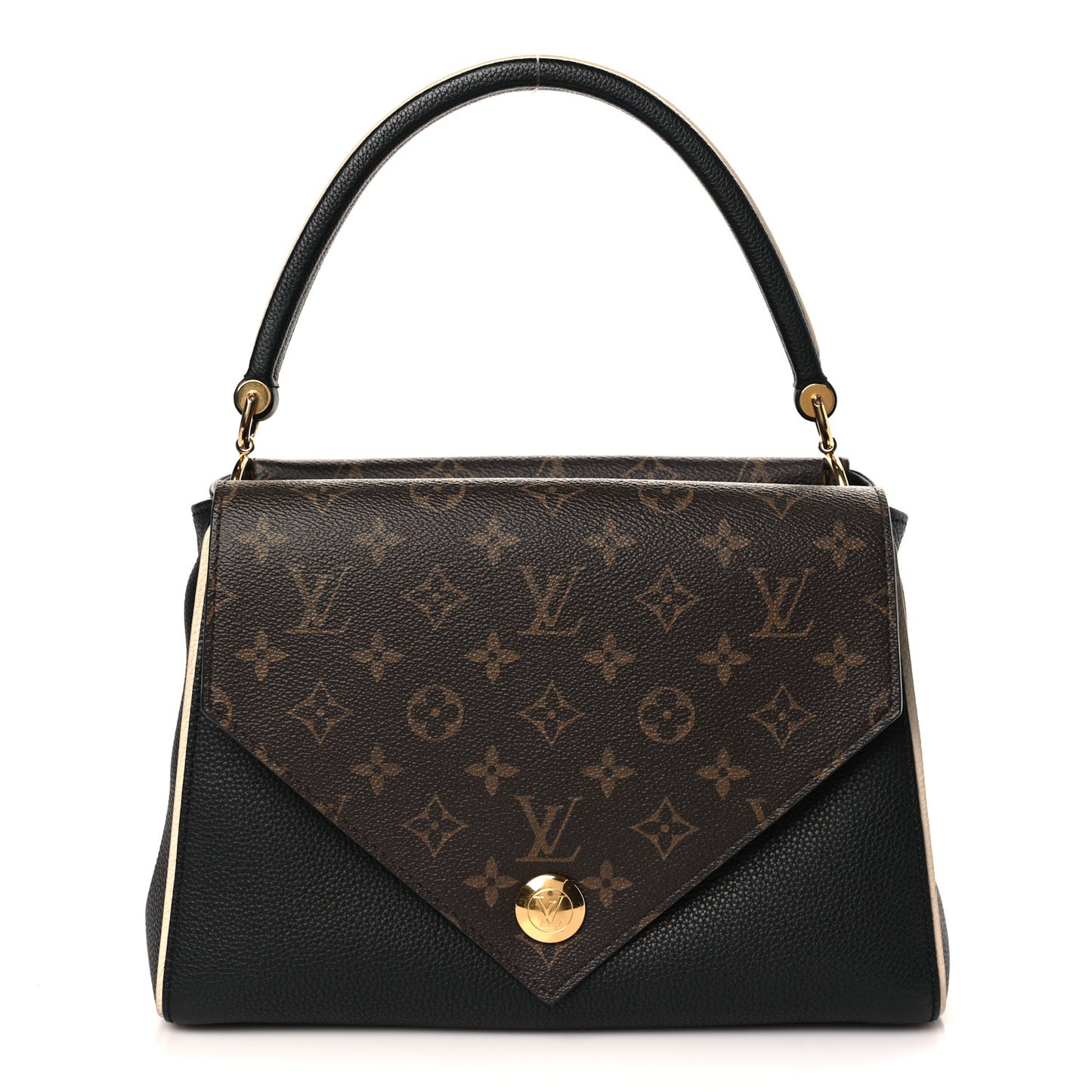 Monogram Double V Black