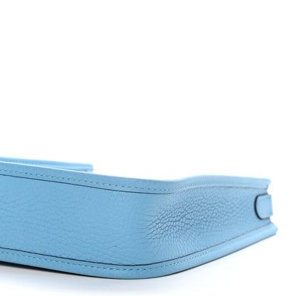 Hermes Taurillon Clemence Evelyne TPM Bleu Du Nord 7 of 10
