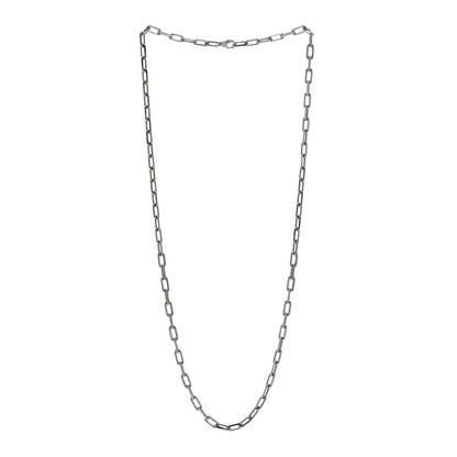 Cartier 18K White Gold SM Santos De Cartier Link Necklace 3 of 5