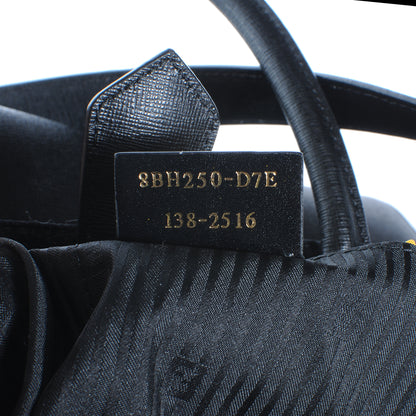 Fendi Vitello Elite Regular 2Jours Tote Black 6 of 9