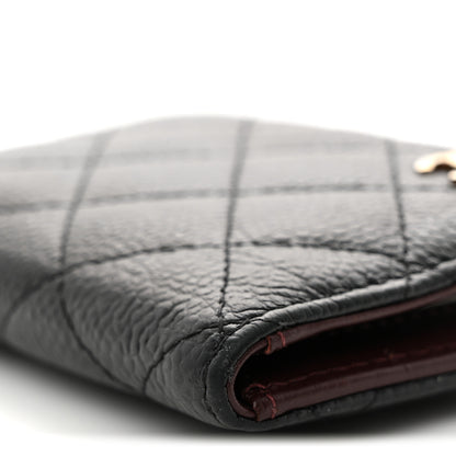 Chanel Caviar Quilted Card Holder Wallet Black 10 of 11
