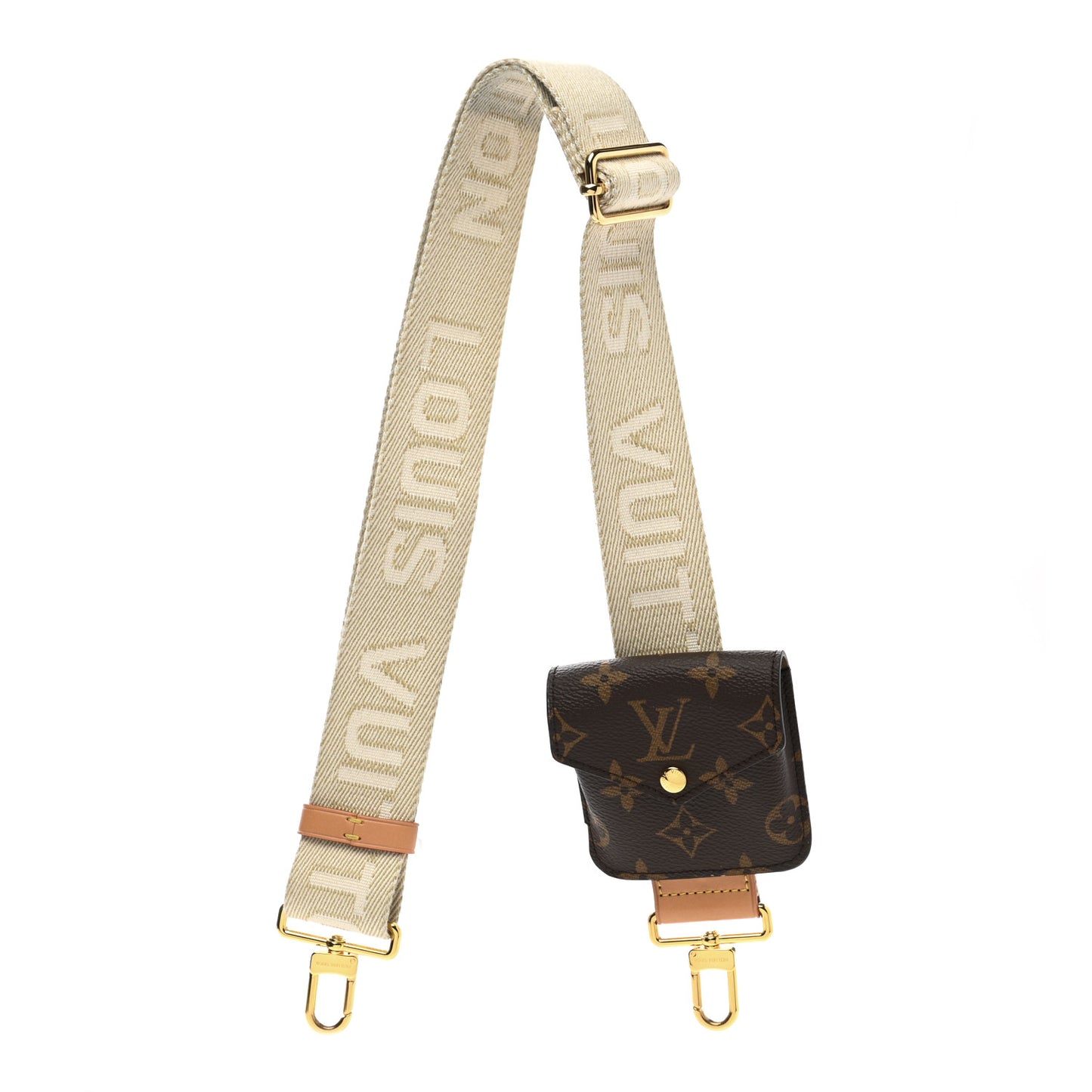 Monogram Utility Crossbody Bandouliere Shoulder Strap Beige