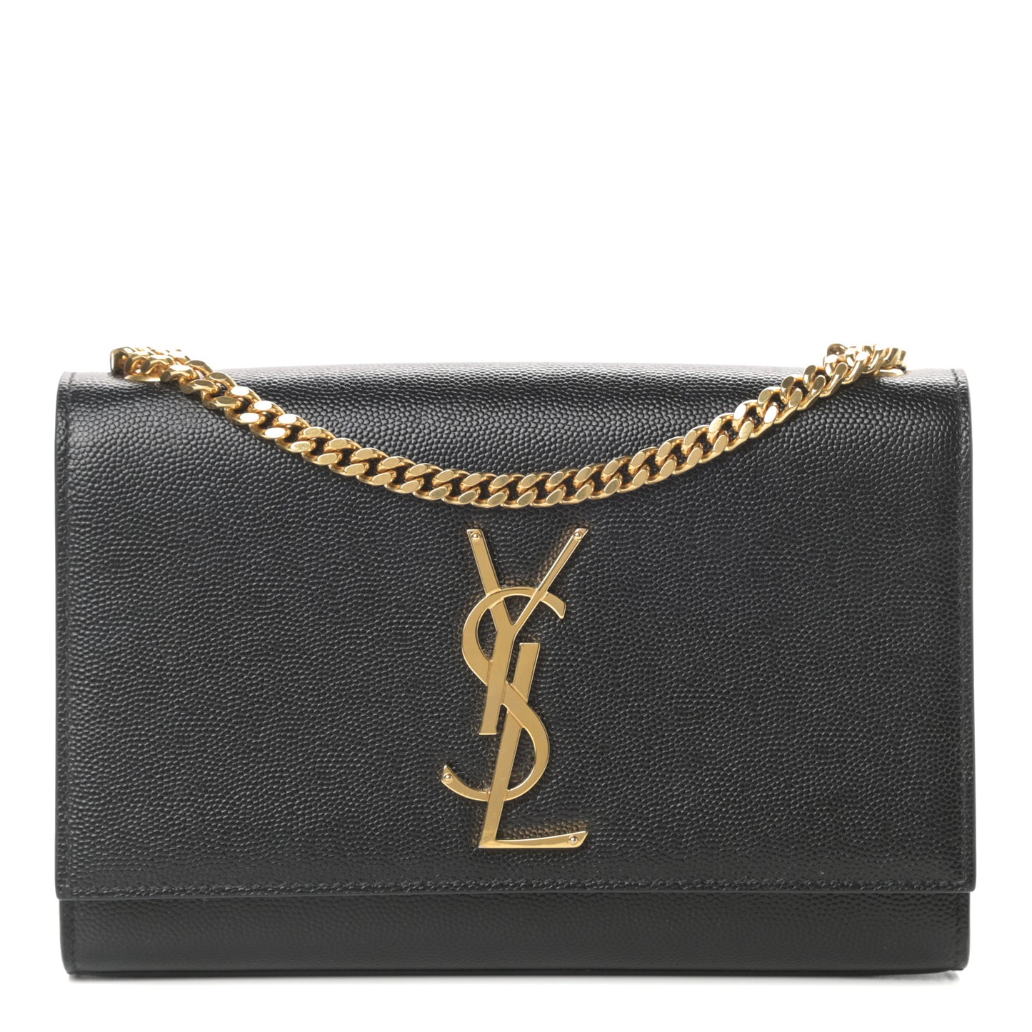 Grain De Poudre Small Monogram Kate Satchel Black