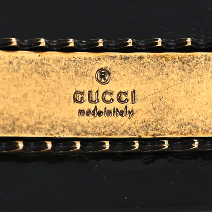 Gucci Resin Crystal Single Hair Barrette Black 3 of 3