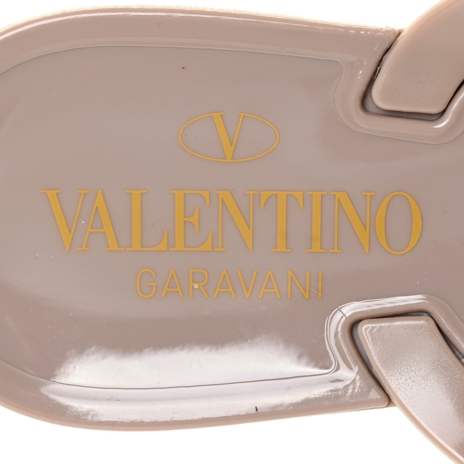 Valentino Garavani PVC Jelly Rockstud Bow Thong Sandals 38 Poudre 7 of 11